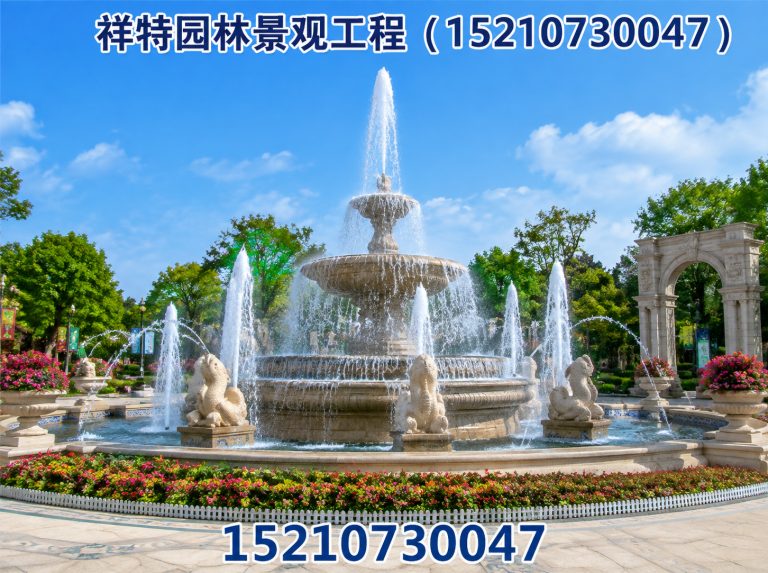 唐县广场喷泉展示图